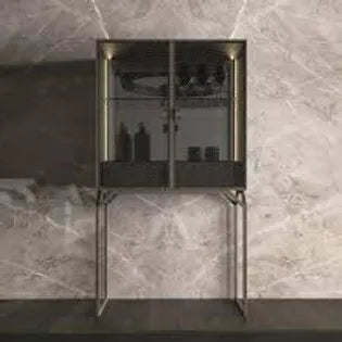 Glass Bar Cabinet